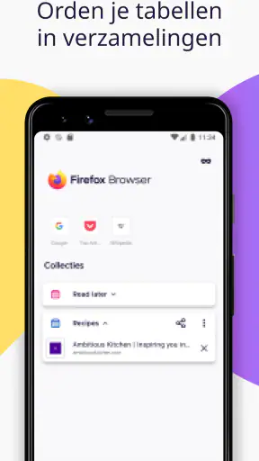 Firefox Snelle privébrowser