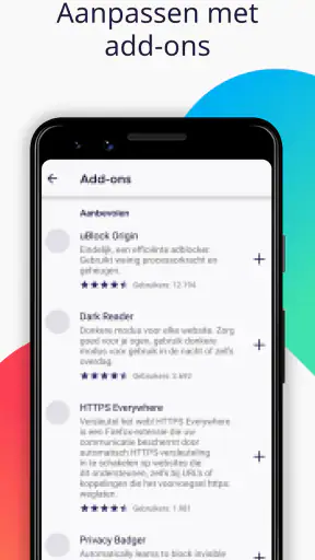 Firefox Snelle privébrowser