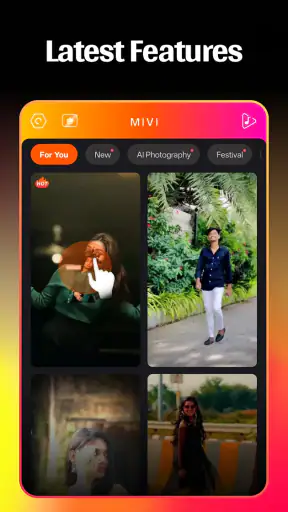 Mivi : Muziek & AI Video Maker