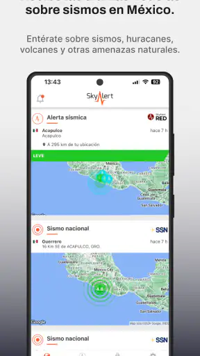 SkyAlert: Alerta Sísmica MX