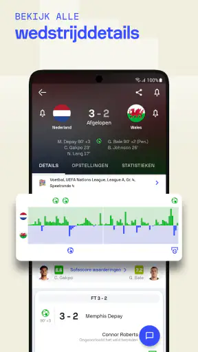 Sofascore: Live uitslagen
