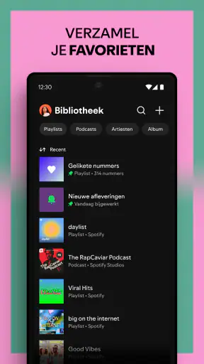 Spotify: Muziek en podcasts