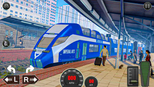 stad trein bestuurder