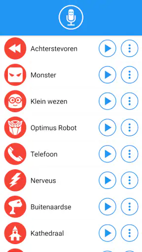 Stemvervormer met effecten