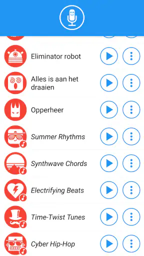 Stemvervormer met effecten