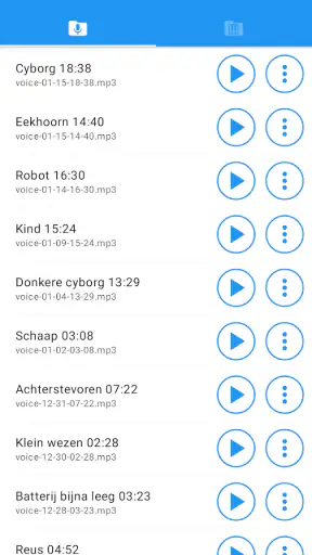 Stemvervormer met effecten