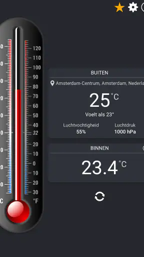 Thermometer++ Kamertemperatuur