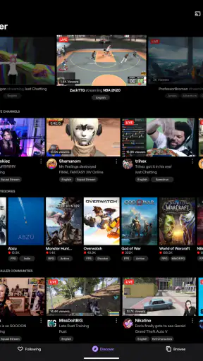 Twitch: Live streaming