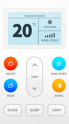 Universal AC-afstandsbediening