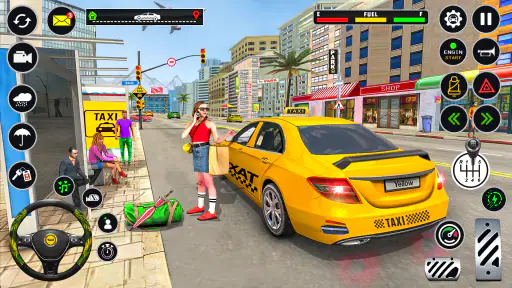 US Taxi Car Parking Simulator