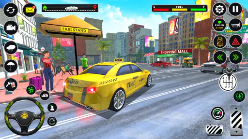 US Taxi Car Parking Simulator
