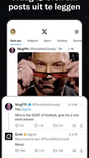 X (Voorheen Twitter)