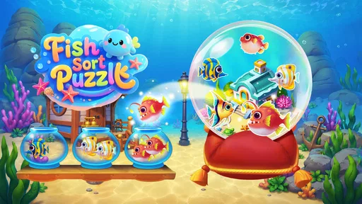 Fish Sort Puzzle: パズルゲーム