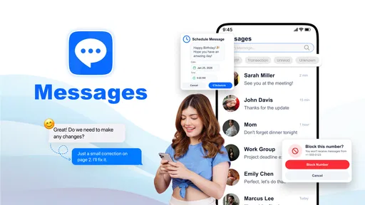 Messages: Text SMS, Launcher