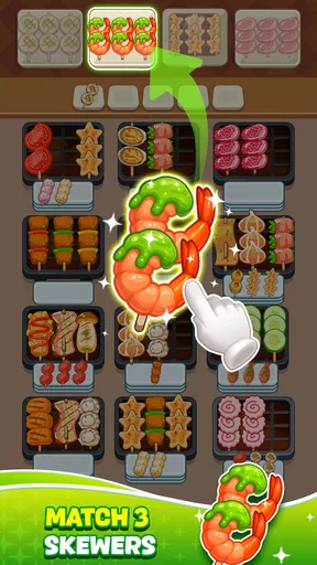 串焼きゲーム：グリルソート (Skewer Jam)