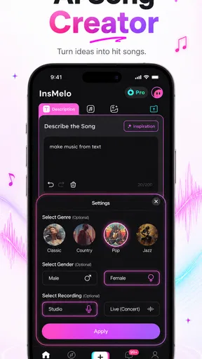 AI Song & Cover Music・InsMelo