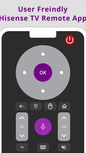 Hisense TV リモコン
