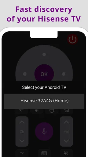 Hisense TV リモコン