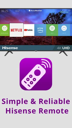 Hisense TV リモコン
