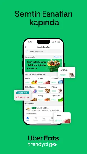 Trendyol Go: Yemek, Market, Su