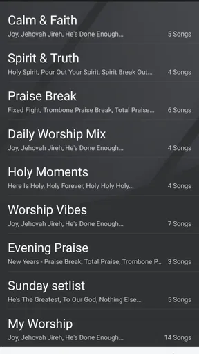 Worship Backing Tracks